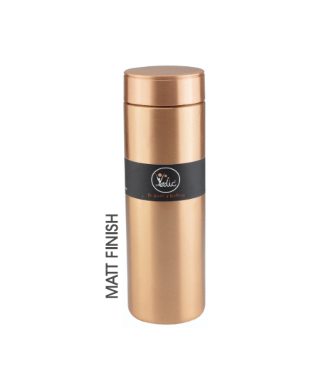 Sleek Matt Finish Copper Bottle