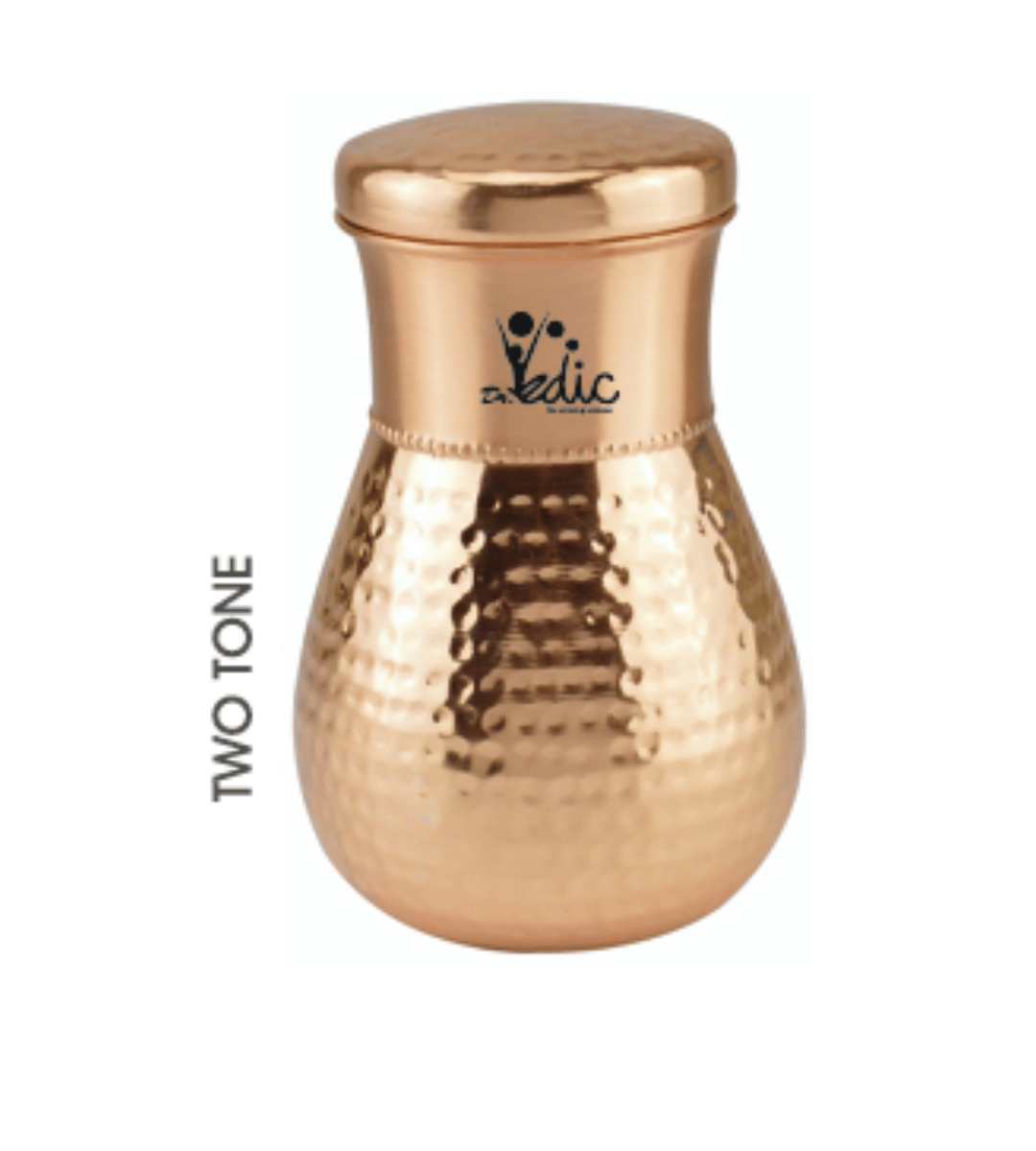 Kalash Pot Two Tone Copper Bottle